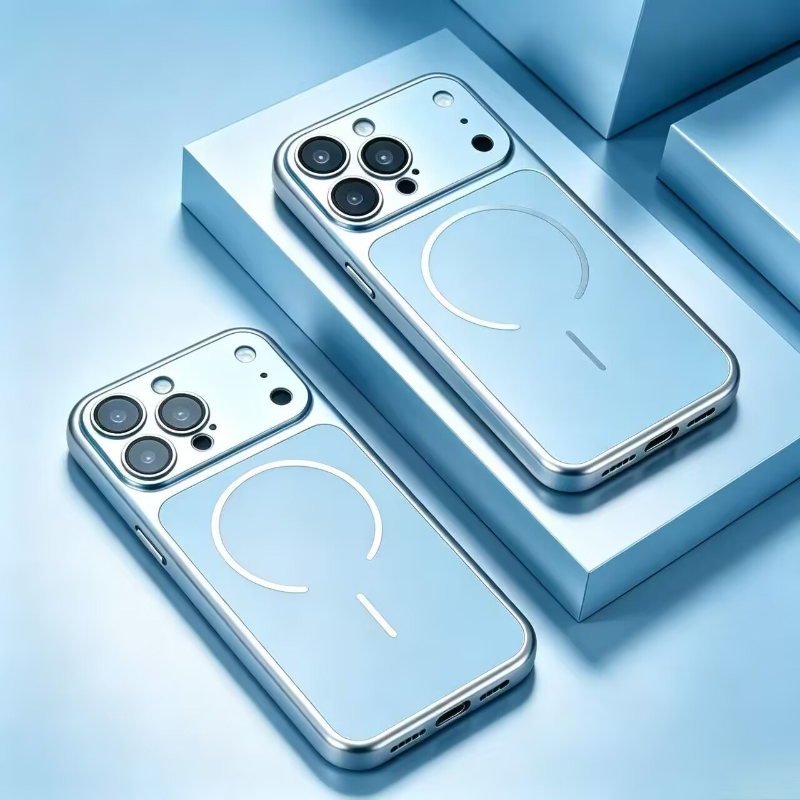 Matte Hard Pc Back Case - غطاء هاتف فاخر مغناطيسي متوافق مع