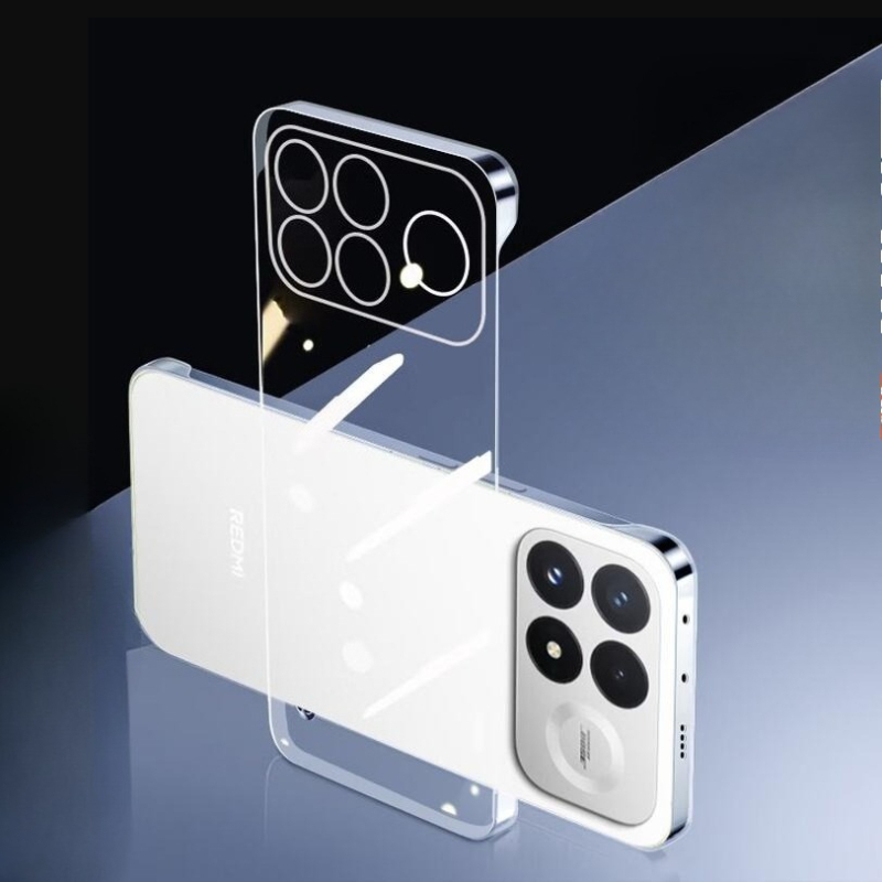 Ultra Thin Frameless Phone Cover - غطاء هاتف شفاف فائق النحافة بدون
