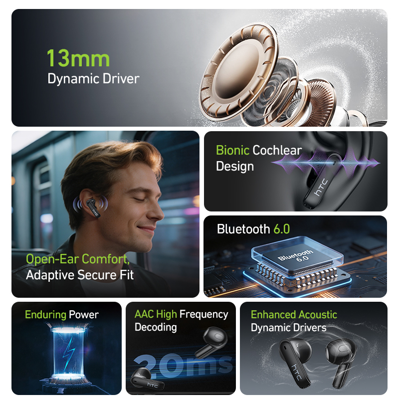 سماعات أذن لاسلكية HTC NE94 لل - مراجعة Earphones وسعره