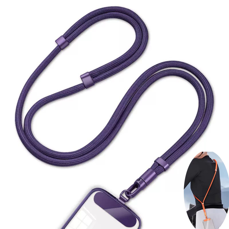 حبل هاتف عالمي مع مشبك مطور مض - مراجعة Crossbody Lanyard Neck Strap Case وسعره