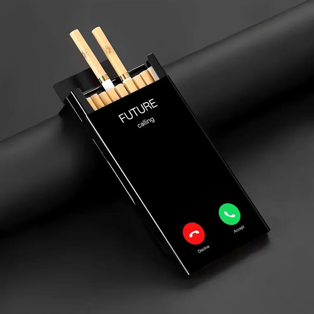 علبة سجائر معدنية أنيقة بغطاء  - مراجعة Phone Cases وسعره