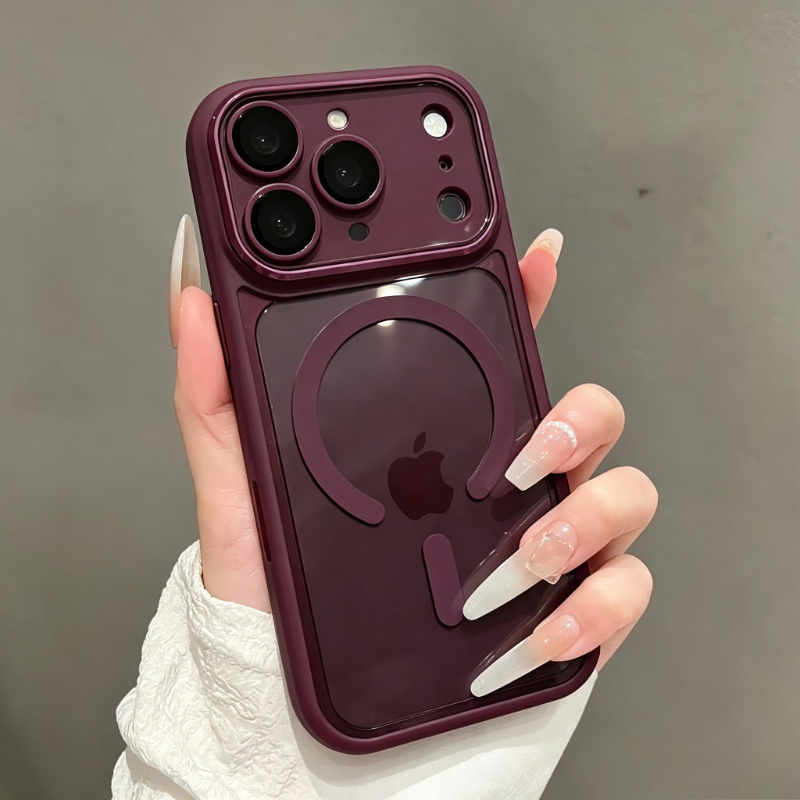 غطاء حماية فاخر شفاف مغناطيسي  - مراجعة Clear Shockproof Bumper Case وسعره