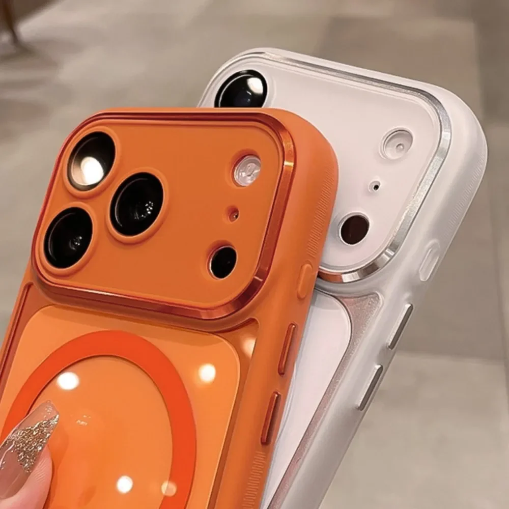 غطاء حماية فاخر شفاف مغناطيسي  - مراجعة Clear Shockproof Bumper Case وسعره