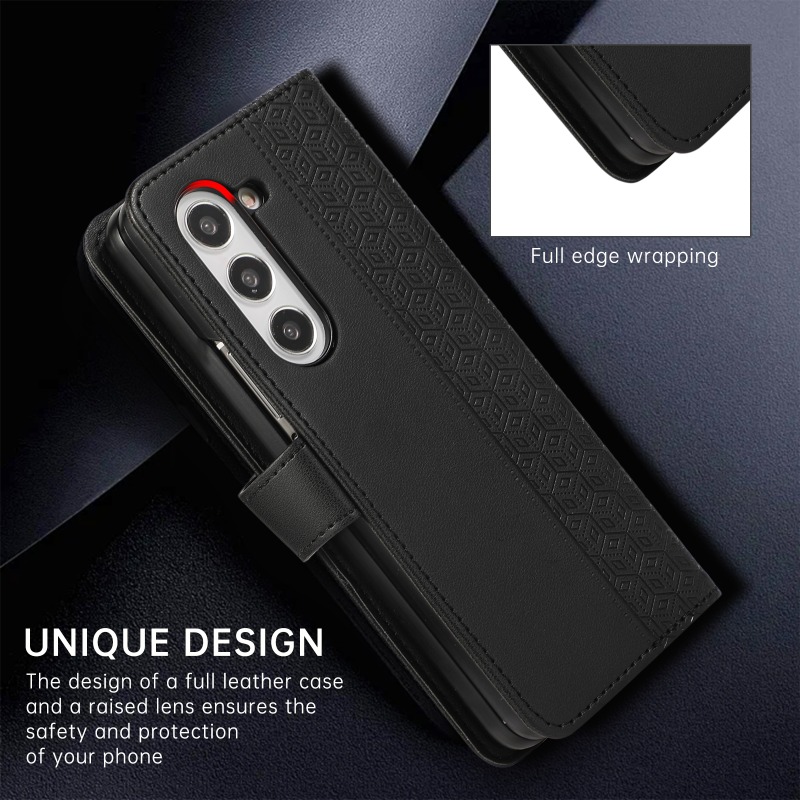 حافظة هاتف جلدية قابلة للطي لس - مراجعة Leather Wallet Card Holder Phone Cover وسعره