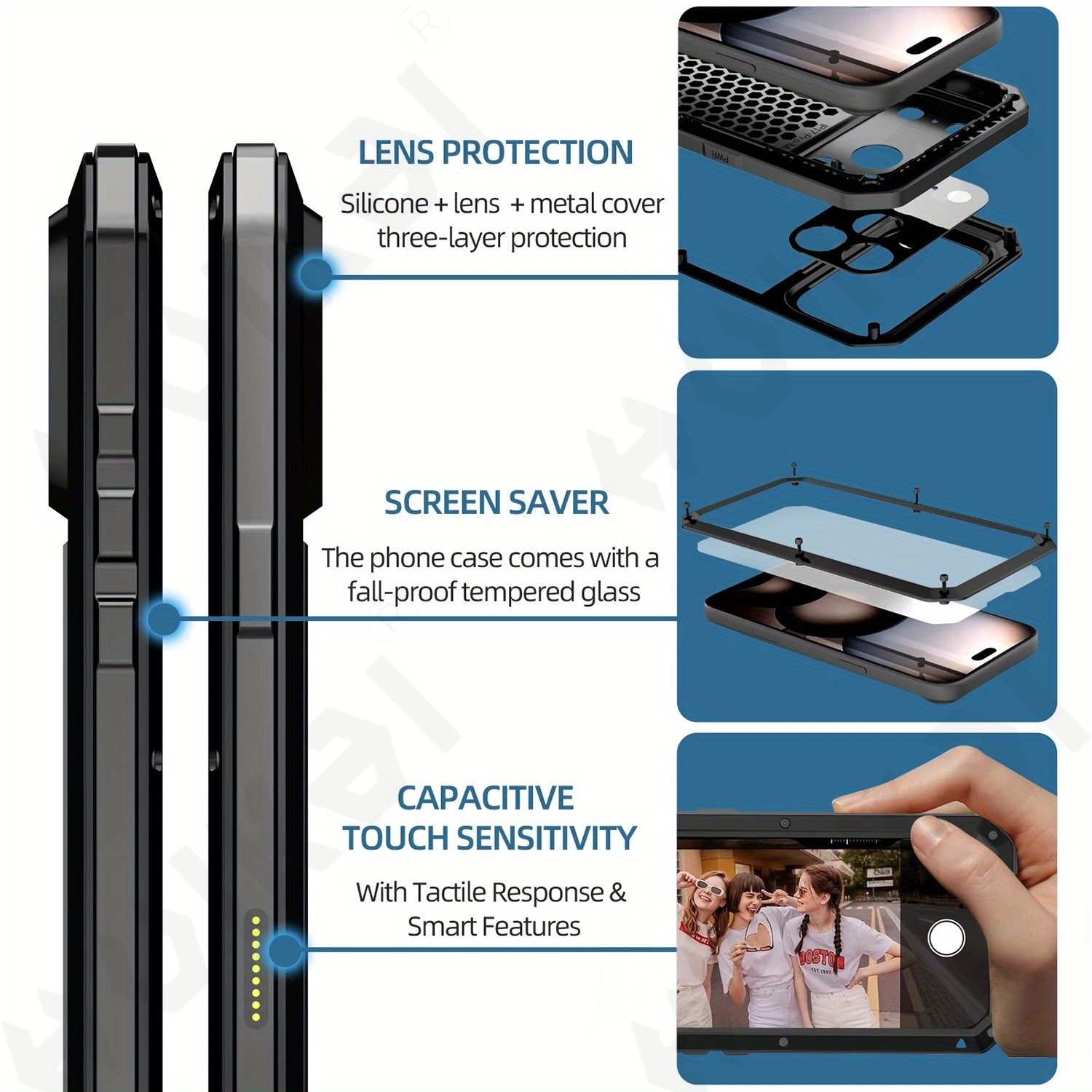 غطاء مناسب لآيفون 18 برو ماكس  - مراجعة Heavy Duty 360 Full Body Protective Case وسعره