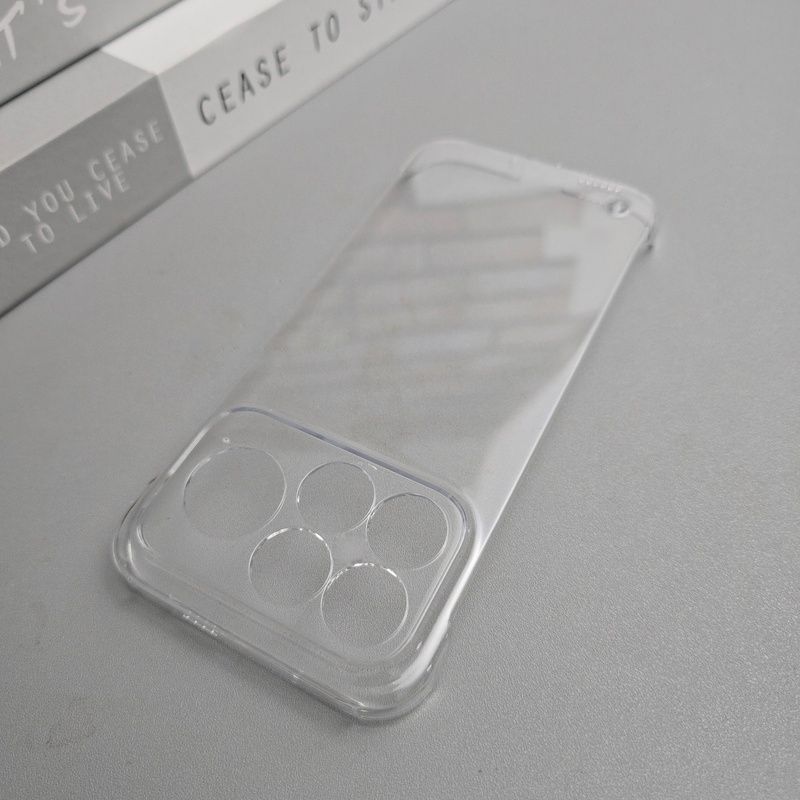 غطاء هاتف شفاف فائق النحافة بد - مراجعة Ultra Thin Frameless Phone Cover وسعره