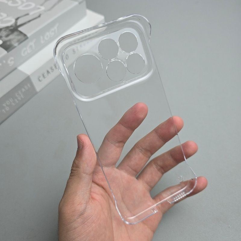 غطاء هاتف شفاف فائق النحافة بد - مراجعة Ultra Thin Frameless Phone Cover وسعره