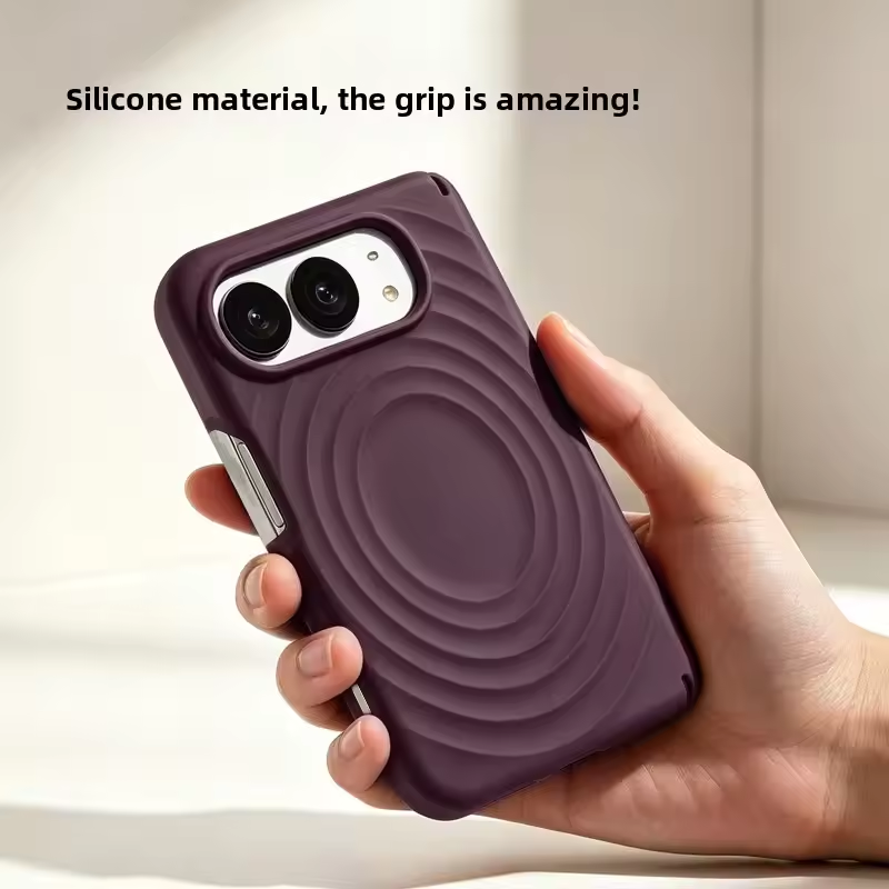 غطاء هاتف مغناطيسي من السيليكو - مراجعة Liquid Silicone Magnetic Phone Case وسعره