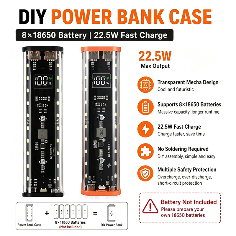 تصميم منفذ USB من النوع C، علب - مراجعة Power Banks وسعره