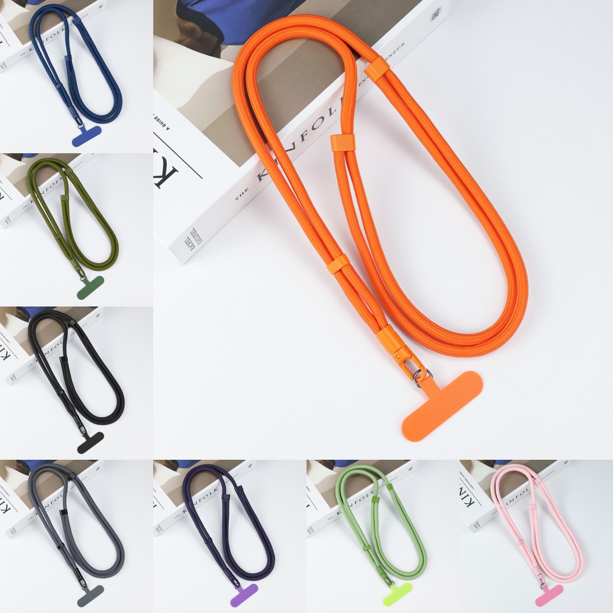 حبل هاتف عالمي مع مشبك مطور مض - مراجعة Crossbody Lanyard Neck Strap Case وسعره