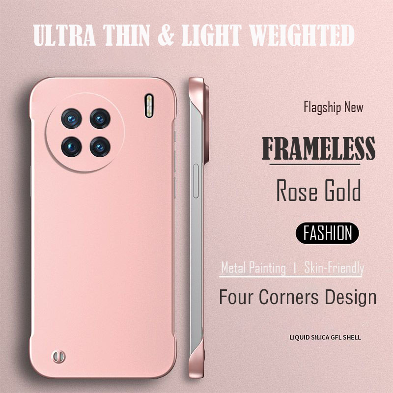 سطح معدني اللوحة رقيقة جدا فرم - مراجعة Ultra Thin Frameless Phone Cover وسعره