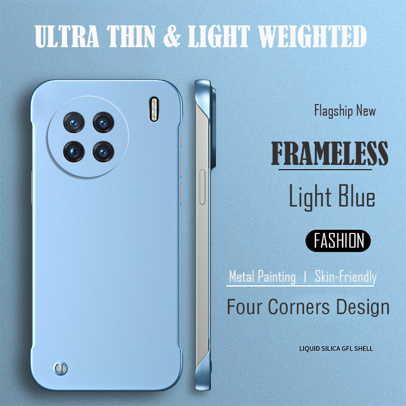 سطح معدني اللوحة رقيقة جدا فرم - مراجعة Ultra Thin Frameless Phone Cover وسعره
