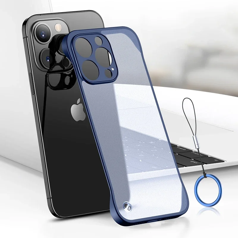 آيفون 16 15 14 برو ماكس رقيقة  - مراجعة Ultra Thin Frameless Phone Cover وسعره