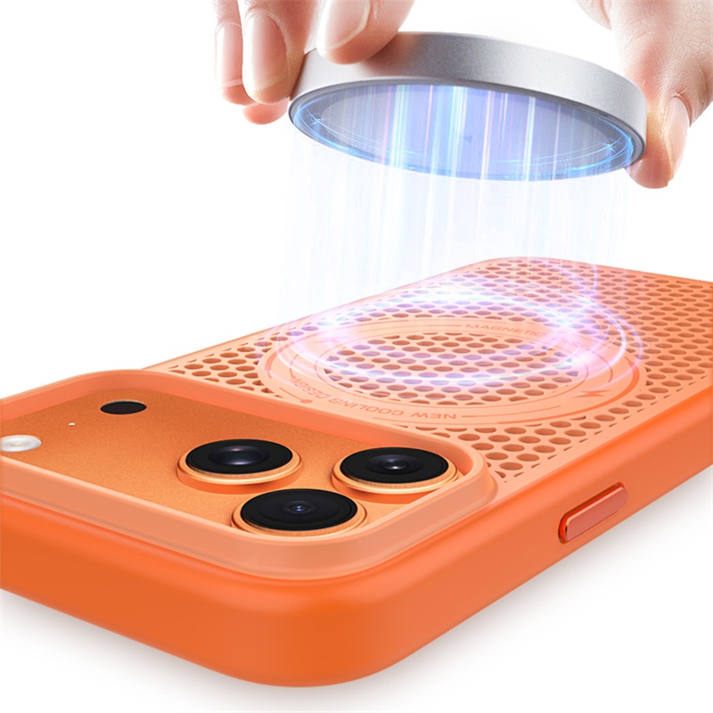 غطاء هاتف مغناطيسي لتبديد الحر - مراجعة Heat Dissipation Mesh Breathable Case وسعره